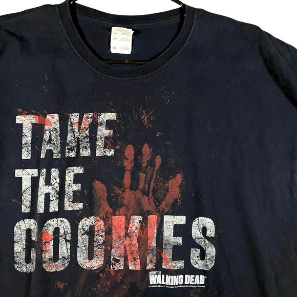 Retro Y2K Walking Dead Carol Cookies T-shirt - 2XL - Picture 2 of 5